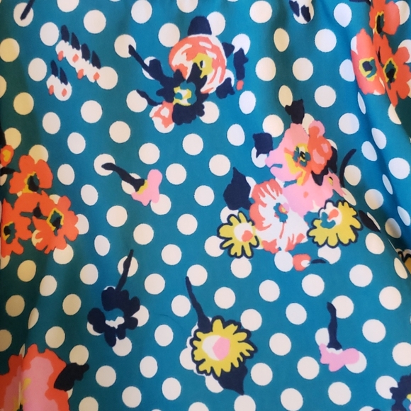 Modcloth Polka Dot Swing Skirt - Picture 4 of 10